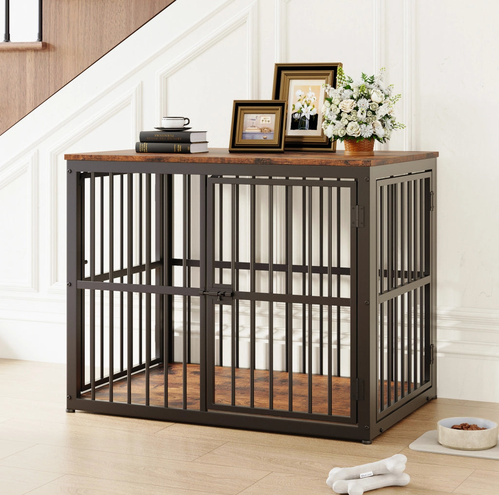 Gabbia per cani modulare con 3 porte, 84x56x66 cm