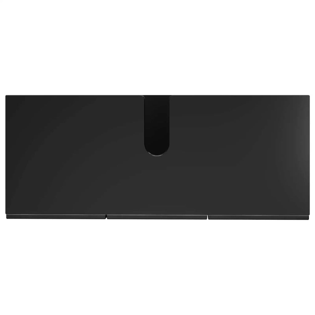 Set mobili da bagno 2 pz Nero Legno ingegnerizzato 3433074
