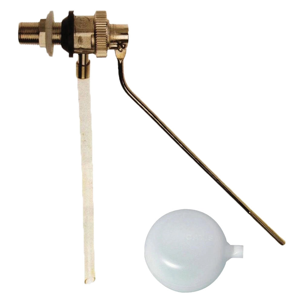 Rubinetto a Galleggiante Eco 1/2' con Sfera Tipo Catis in PVC
