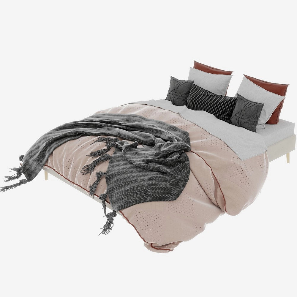 Letto Imbottito in Velluto ¨C Xylo ¨C Beige 160x200
