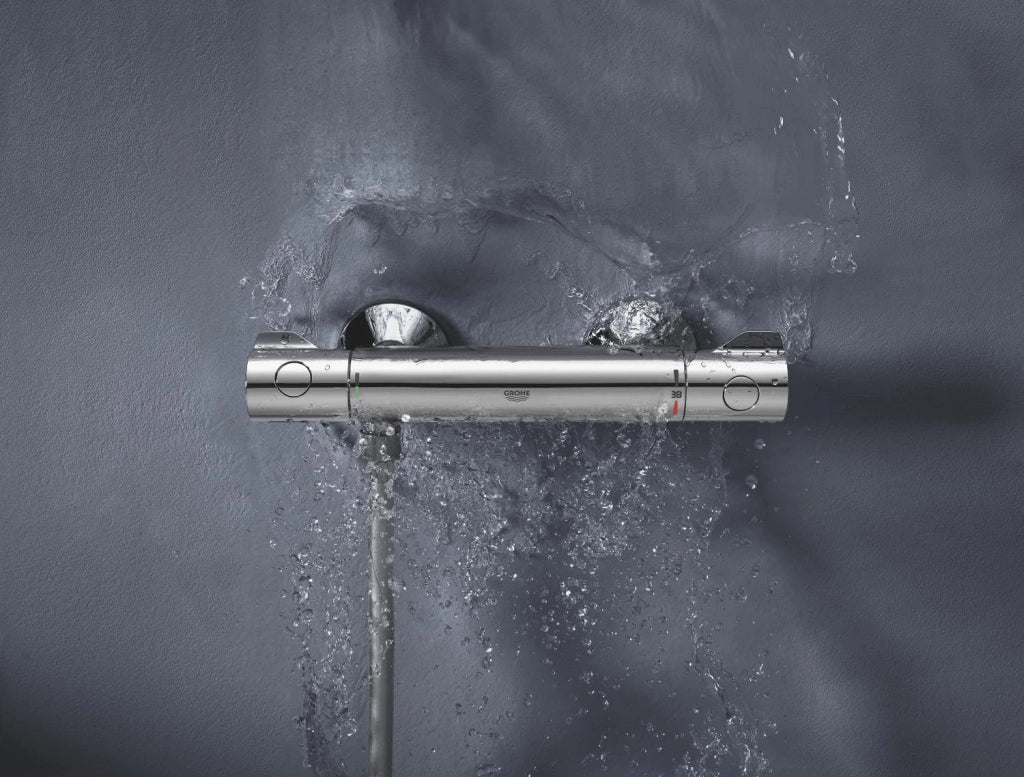 Rubinetto Miscelatore Doccia Esterno Termostatico Grohtherm 800 Cromo Grohe