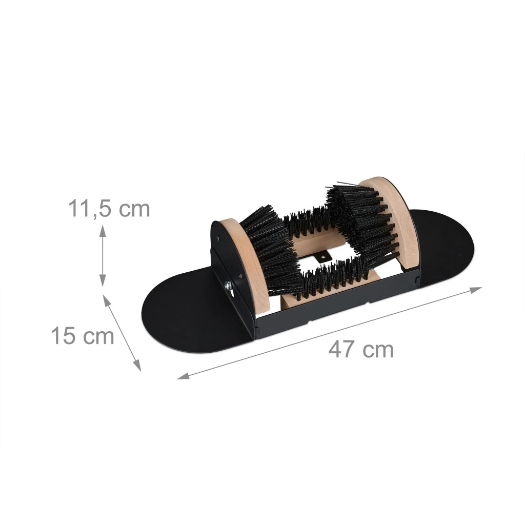 Pratico raschietto per scarpe da esterno rimuove lo sporco robustezza 40 x 25 x 10 cm in legno marrone 13_0017116
