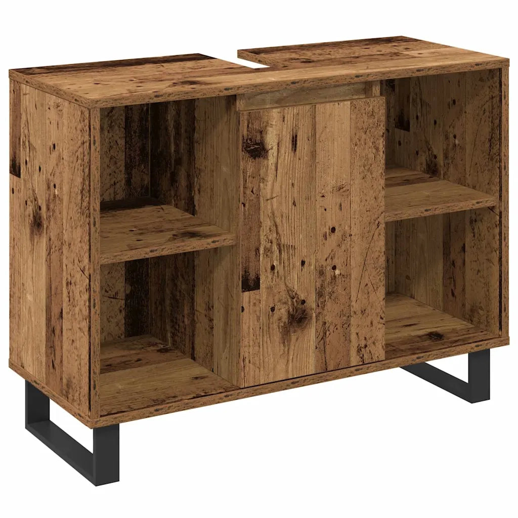 Set di mobili per il bagno 3 pcs Marrone Legno multistrato 3378510