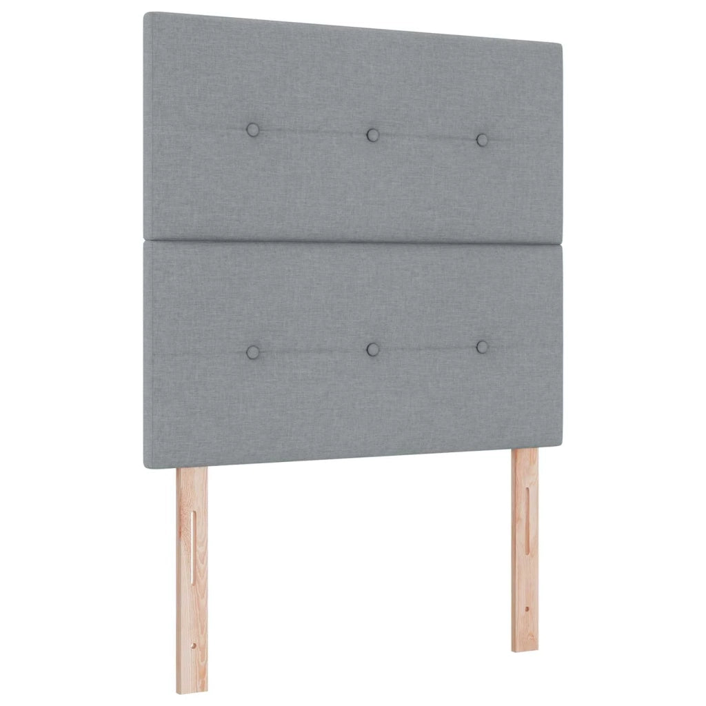 Letto con contenitore LED e materasso Grigio Chiaro 3459924