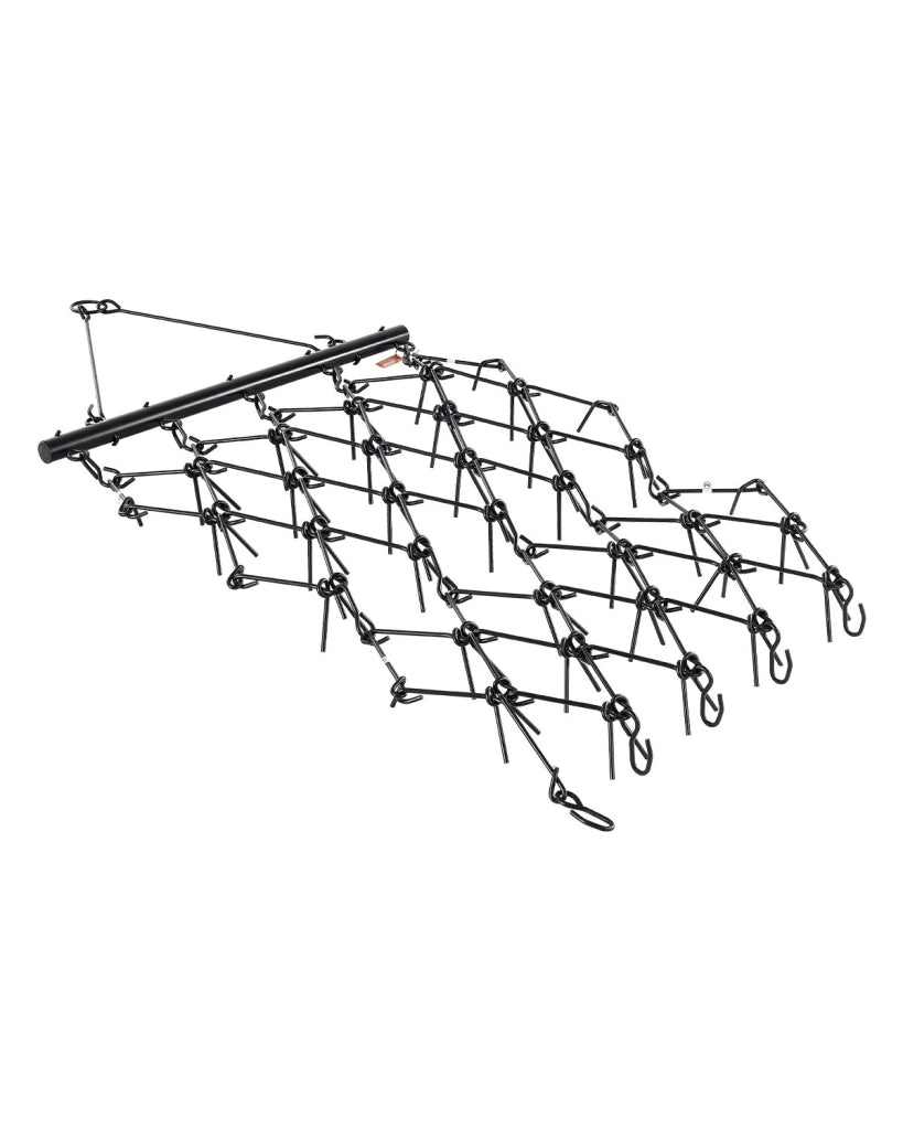 Erpice a Catena VDH-455 1707 x 1219 x 110 mm in Acciaio Q235 con 80 Denti per Trattore ATV UTV Robusto per Livellamento Terreno