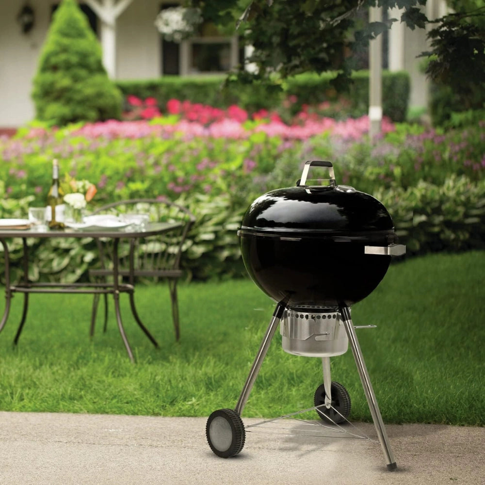 Billy barbecue carbone 70x58x102 cm griglia 54 cm termometro ganci portautensili