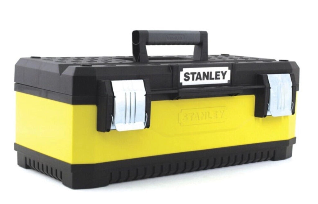 Cassetta Porta Utensili Metallo E Plastica Gialla 26 66X29X22 Cm - Stanley