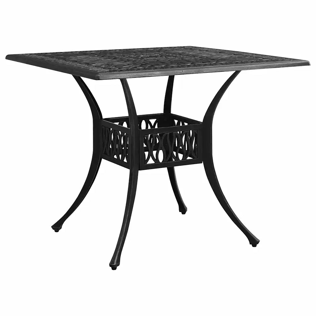 Set da Bistrot 3 pz in Alluminio Pressofuso Nero 3070578