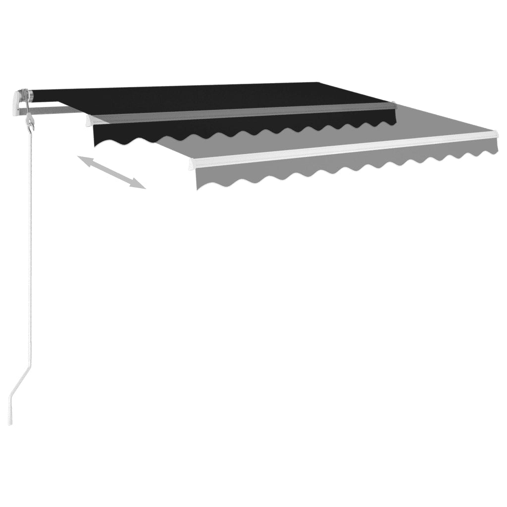 Tenda da Sole Retrattile Automatica 300x250 cm Antracite