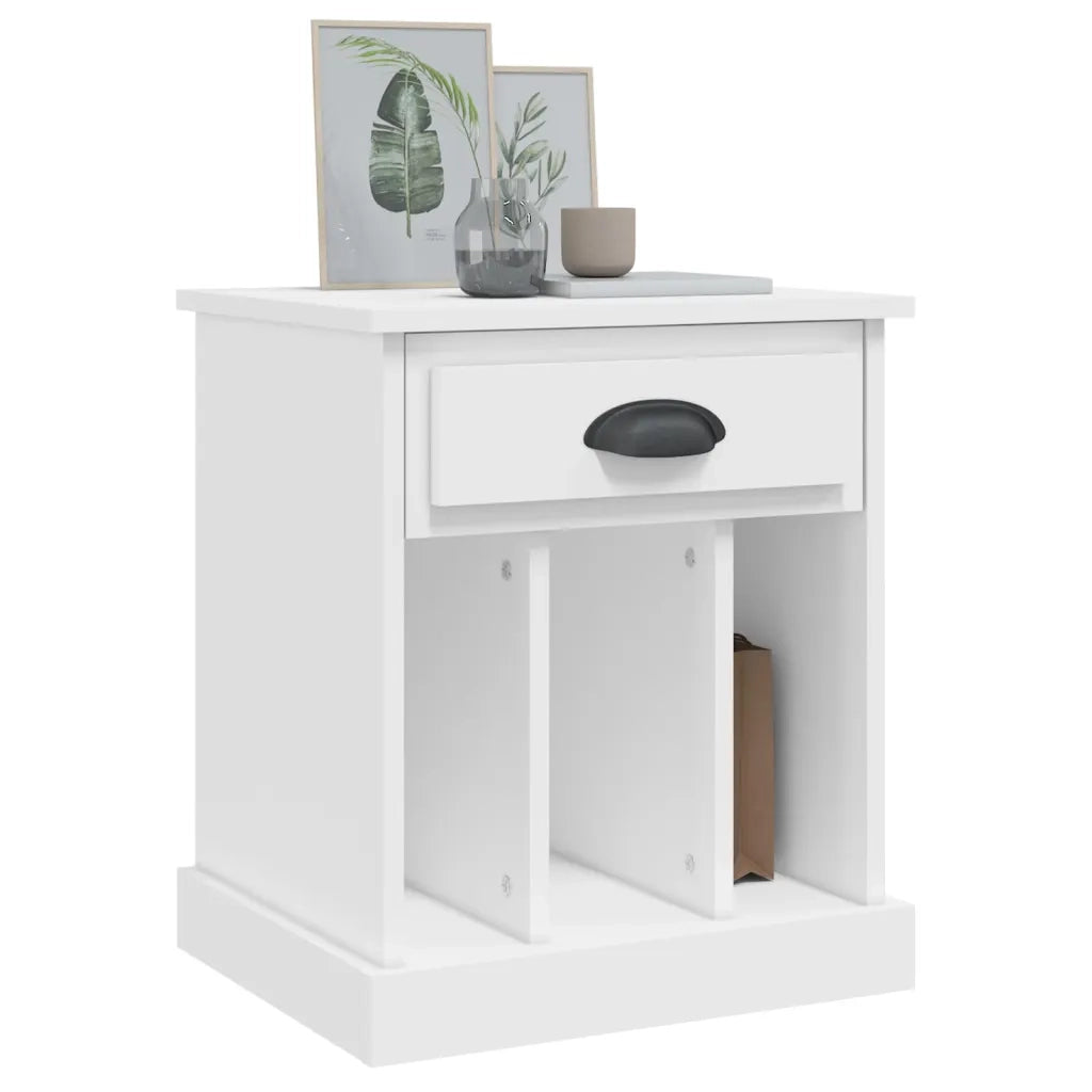 Comodino Bianco 43x36x50 cm 816344