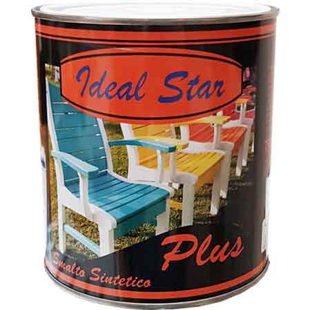SMALTO 'PLUS' IDEAL STAR 0,750 lt - Grigio antracite - IDEAL STAR