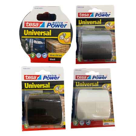 NASTRO TELATO 'EXTRA POWER UNIVERSAL' TESA mm 50x5 mt - Col. Bianco