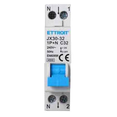 INTERRUTTORE MAGNETOTERMICO COMPATTO ELETTROIT 1P+N C.Nominale 10A - ELETTROIT