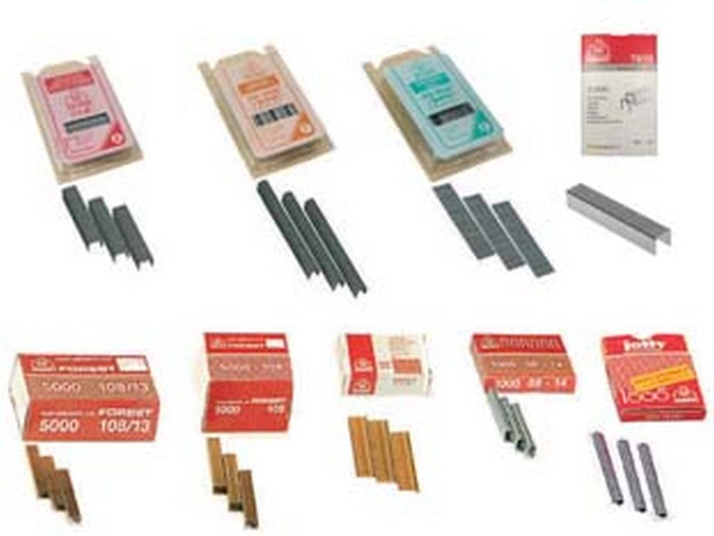 1blister punti e chiodi per fissatrici - 108/13 mm.11,2x7,8 blister da pz.840 cod:ferx.fer166775
