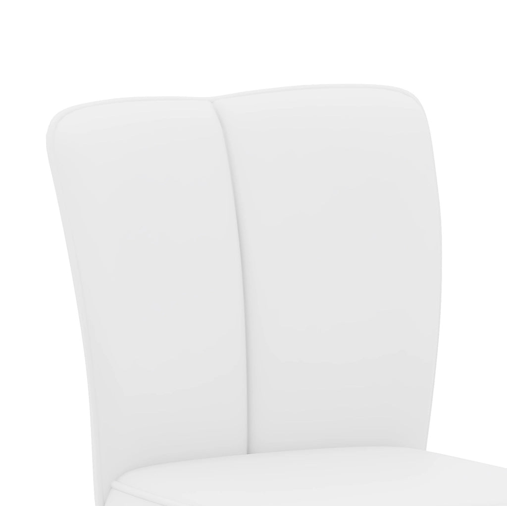SGABELLO BAR Regolabile 95,5-117,5 cm Bianco/Oro Set da 2 pezzi