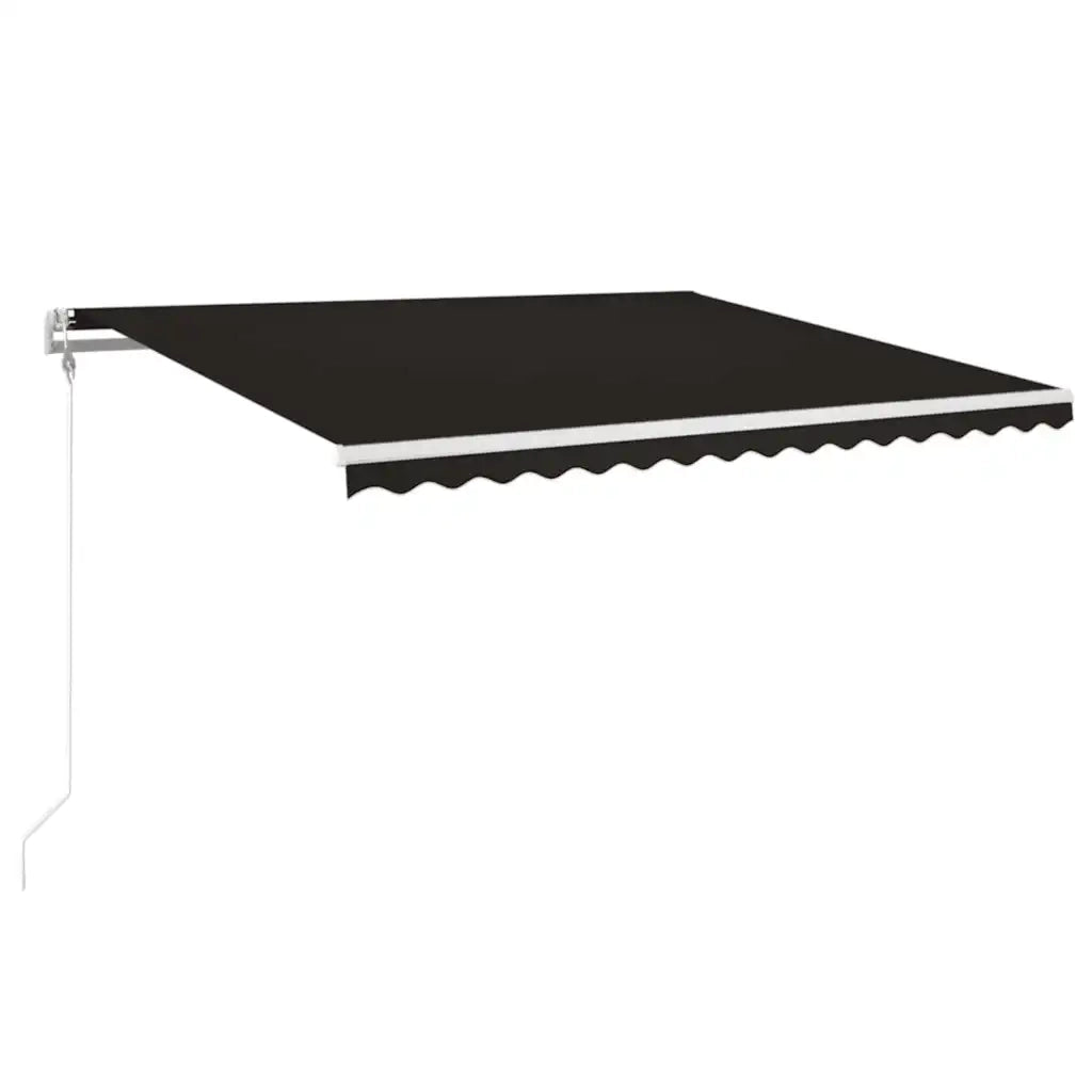 Tenda Automatica con Sensore Vento e LED 400x350 cm Antracite 3068994