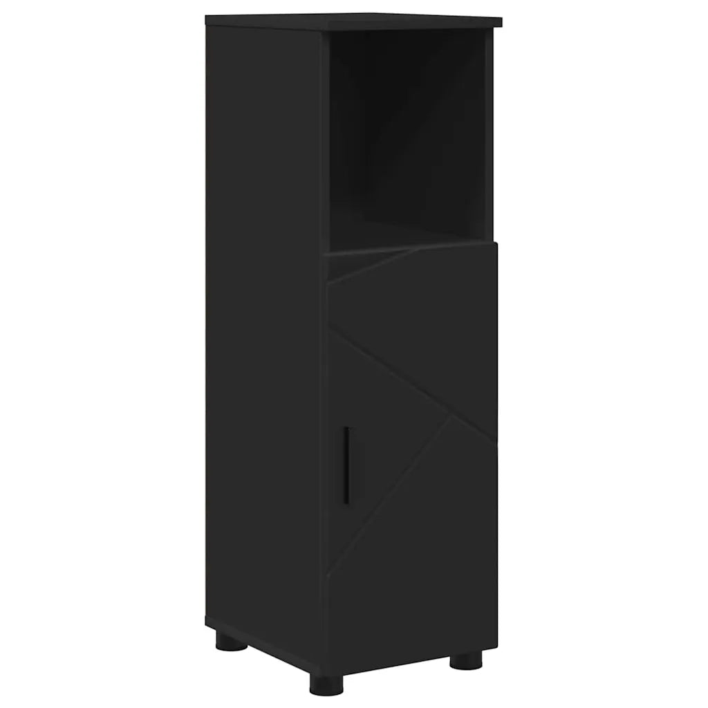 Set di mobili per il bagno Montaggio a parete 5 pcs Nero