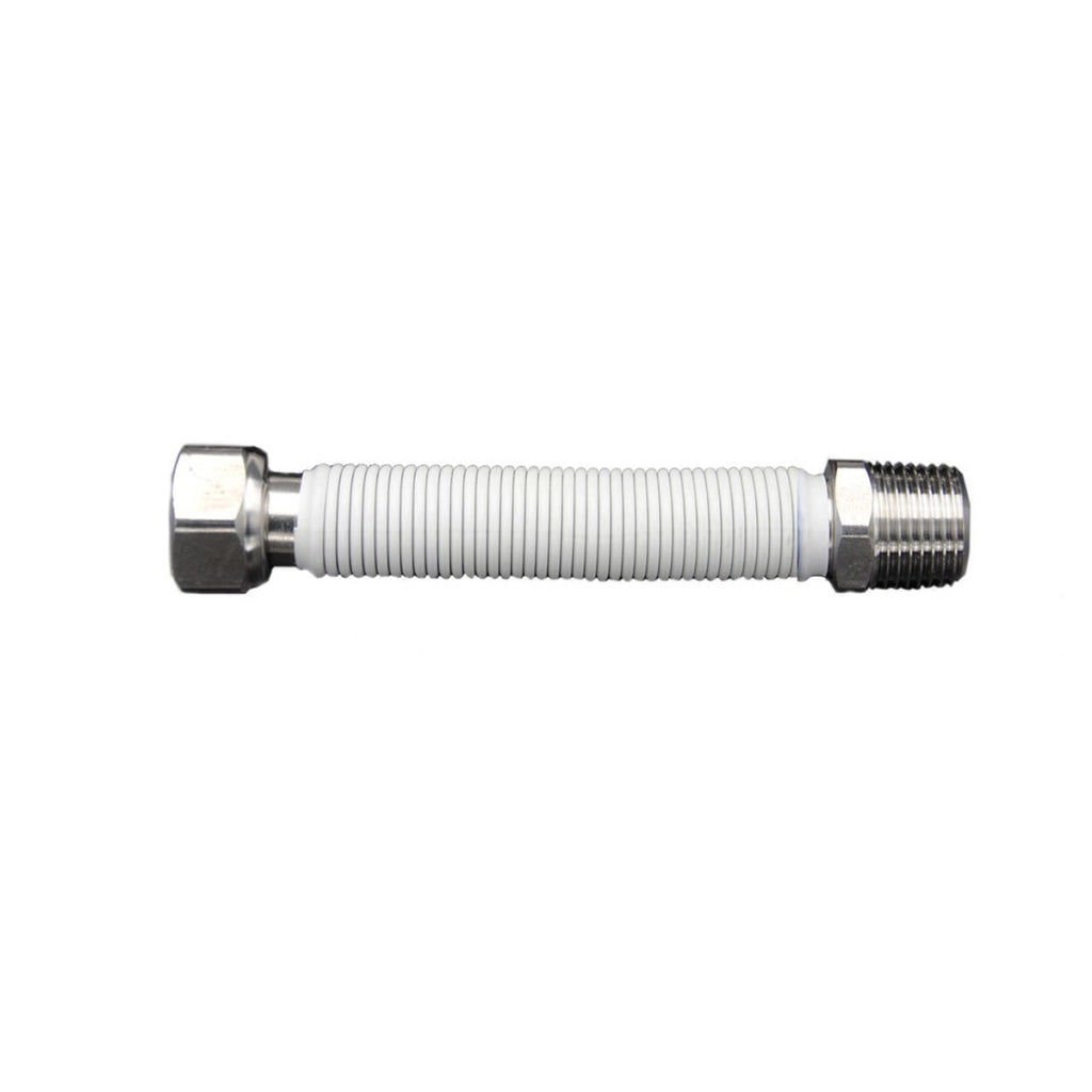 FLESSIBILE ESTENSIBILE RIVESTITO PER ALLACCIAMENTO ACQUA CALDAIE A GAS- mm 130/220 20-3/4x3/4- ATON- pezzi 1