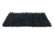 Tappeto Da Cucina E Da Salotto Modello Shaggy - 60x90cm - Nero