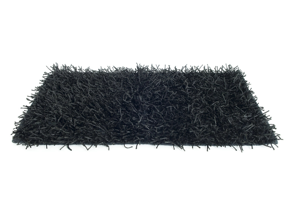 Tappeto Da Cucina E Da Salotto Modello Shaggy - 60x90cm - Nero