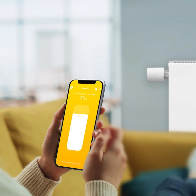 TADO Valvola termostatica kit di base V3+. Valvola termostatica smart. Controllo tramite app. impianto centralizzato