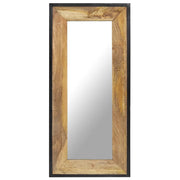 Specchio 110x50 cm in Legno Massello di Mango 321631