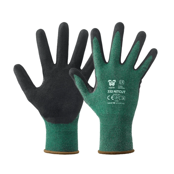 GUANTO PROFESSIONALE ANTITAGLIO 'NITCUT' NERI Tg. 8 - 12 paia- NERI