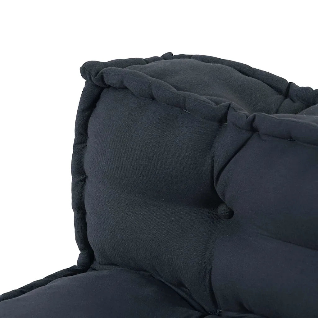Cuscino per Divano Pallet 2 pz Tessuto Antracite 4019084