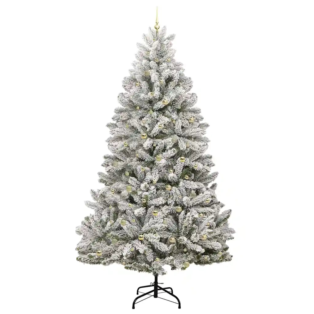 Albero di Natale artificiale con 300 LED Verde e Bianco 270 cm