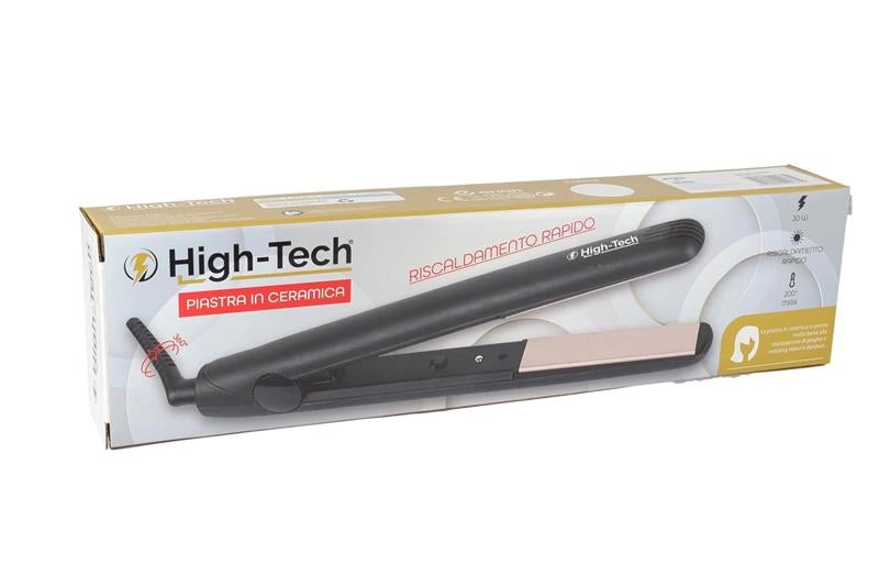 HIGH-TECH PIASTRA PER CAPELLI DA 30W CON COMPONENTI IN CERAMICA