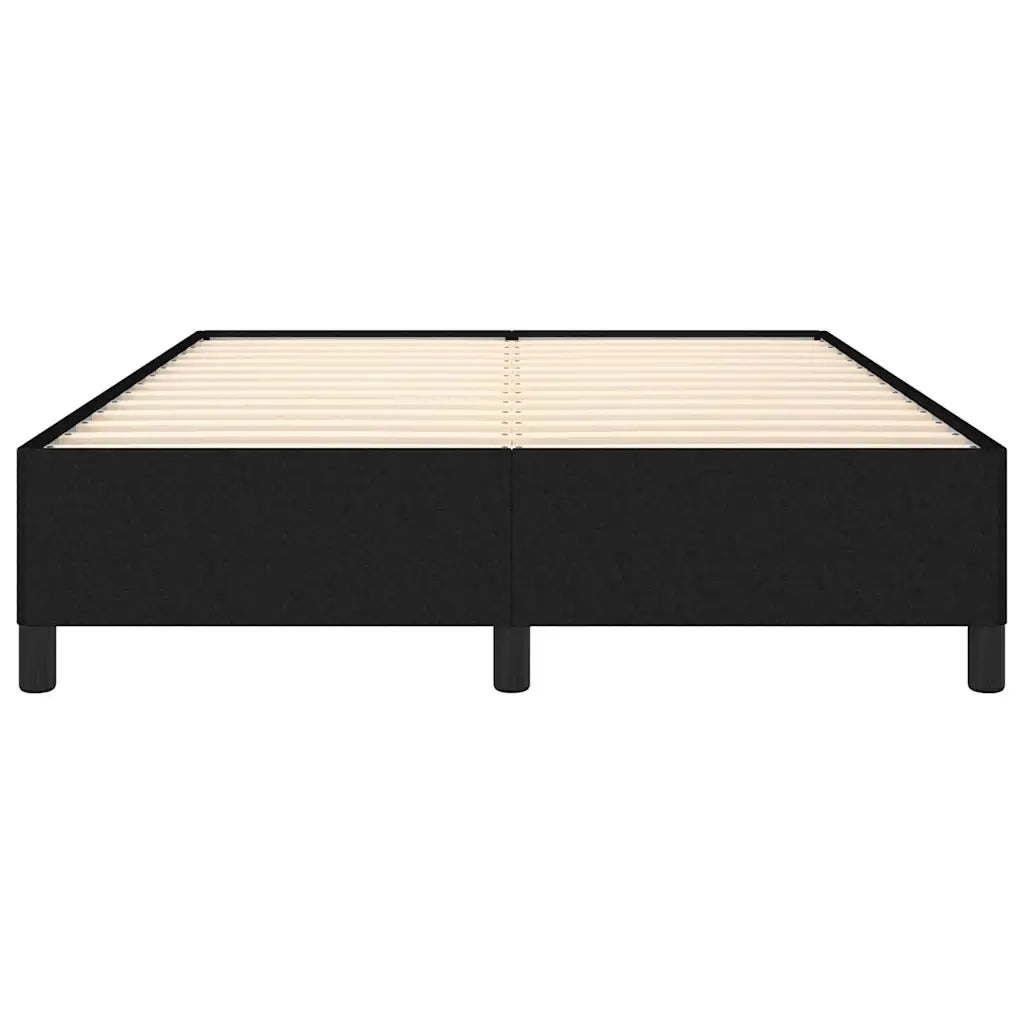 Giroletto senza Materasso Nero 140x190 cm in Tessuto 347060