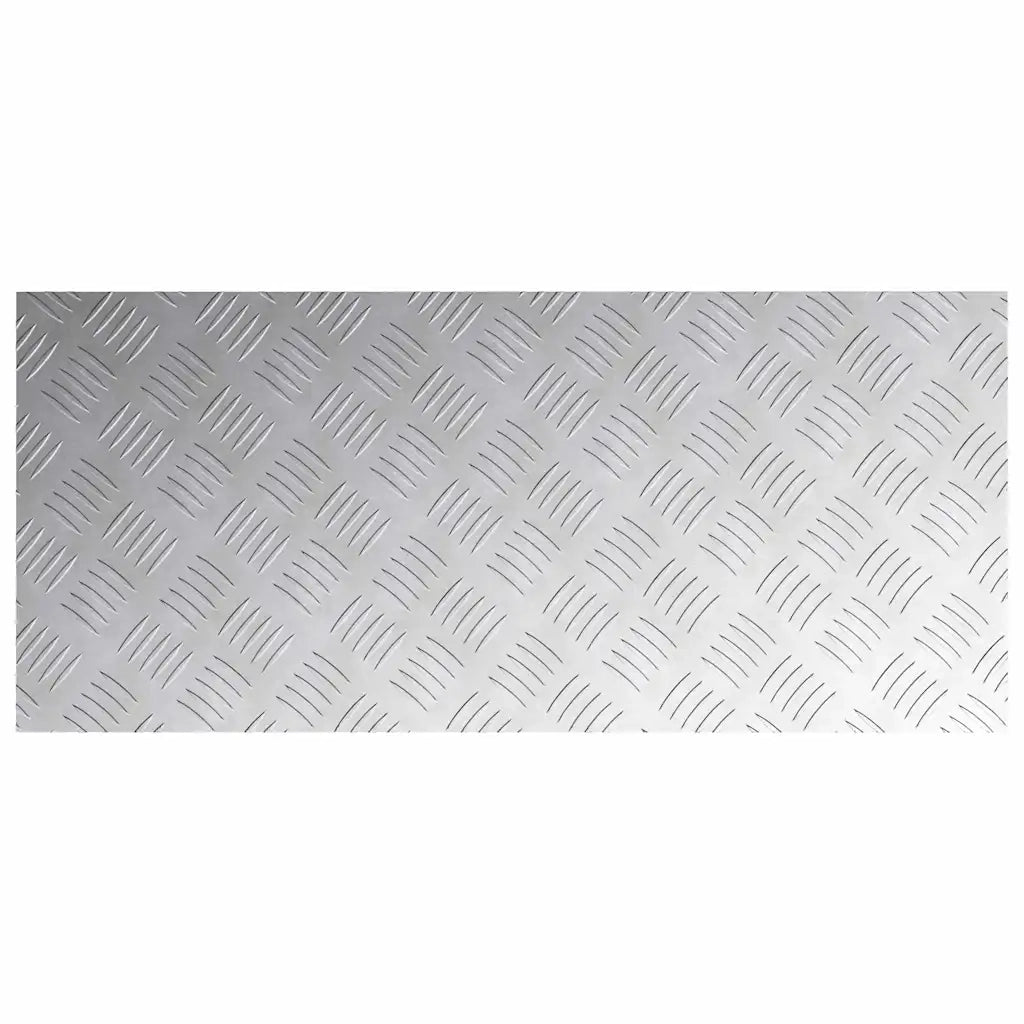 Gradini per Scale 4 pz | Tappetini per scale autoadesivi Argento 90 x 40 cm Alluminio