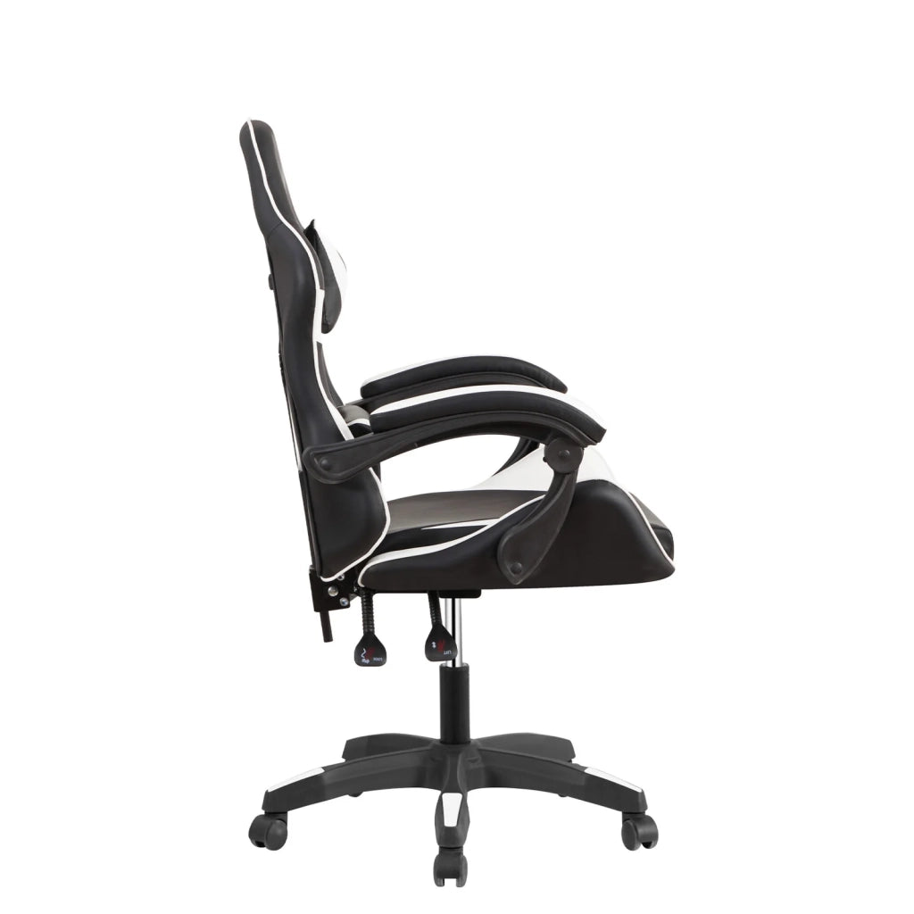 POLTRONA GAMING ALFA NERA/BIANCA SIMILP