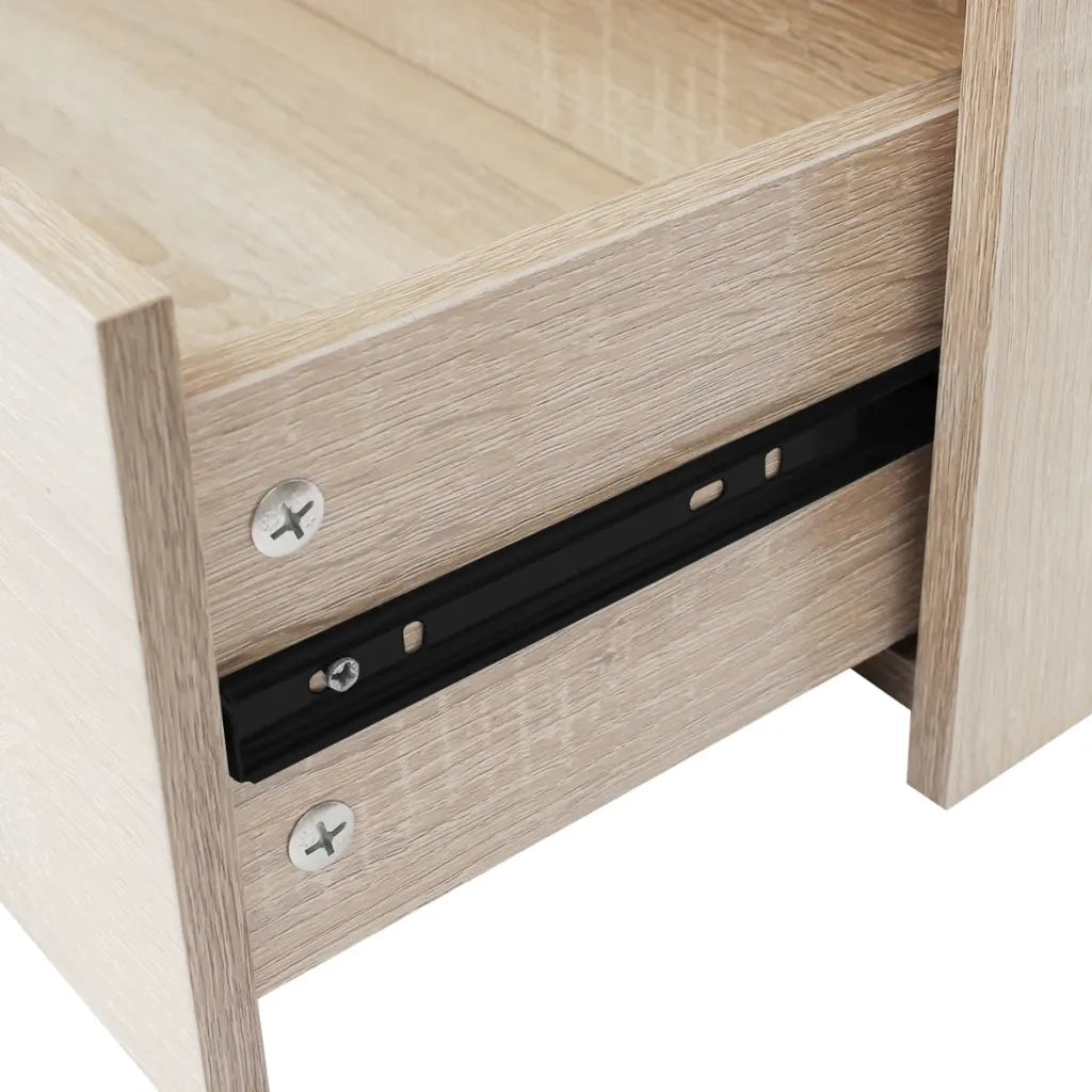 Credenza con 4 Cassetti 60x30,5x71 cm Colore Rovere 242544