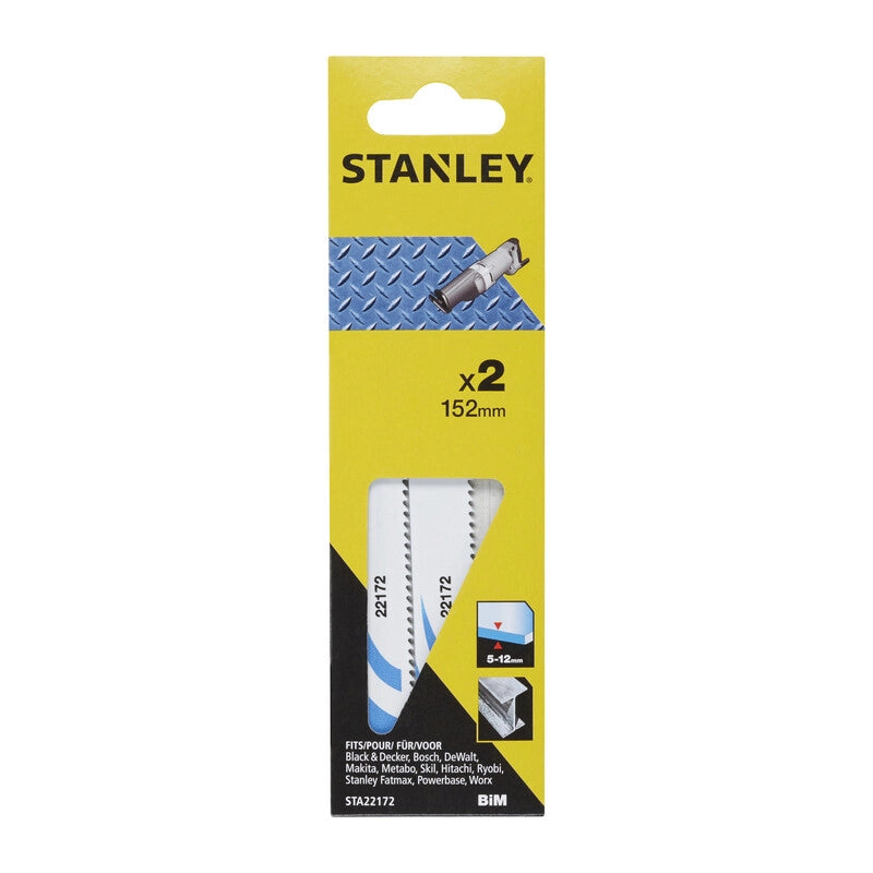 PIRANHA STANLEY STA22172 2 LAME PER SEGA GATTUCCIO- 1,0 pz