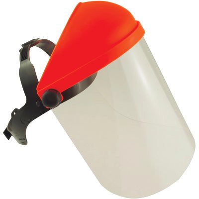 VISIERA POLICARBONATO FAST PRO  H.CM 30 + REGGICAPO + COPRIFRONTE