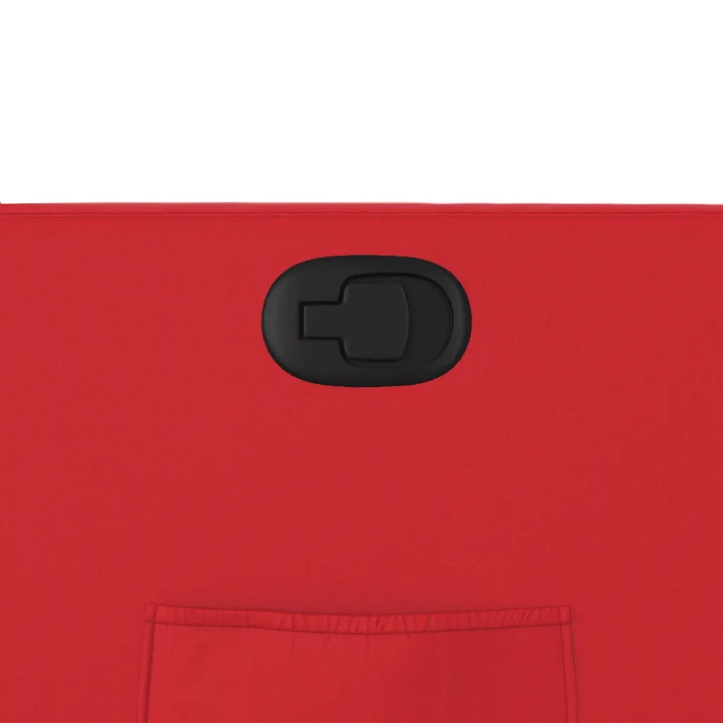 Poltrona Reclinabile Rossa in Similpelle 374188