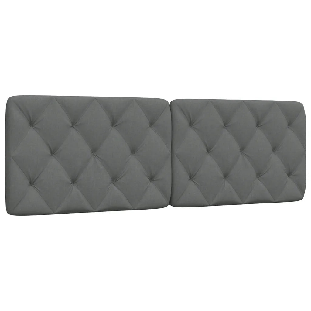 Cuscino Testiera Grigio Scuro 160 cm in Tessuto 4019227