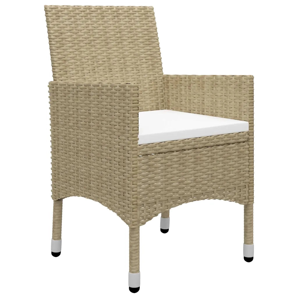 Set Mobili da Pranzo per Giardino 5 pz Beige 3067685
