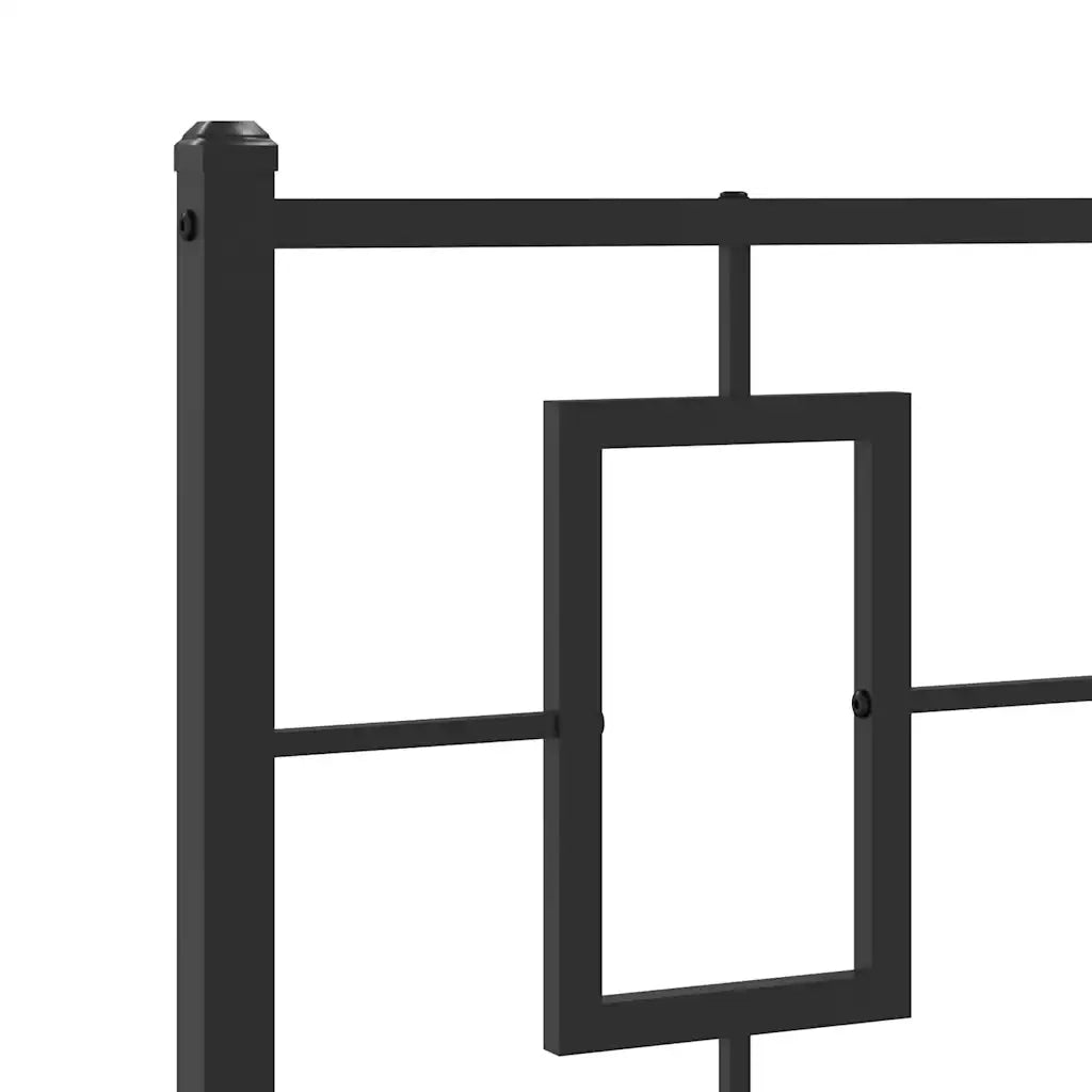 Testiera | Testata di Ricambio in Metallo Nero 75 cm
