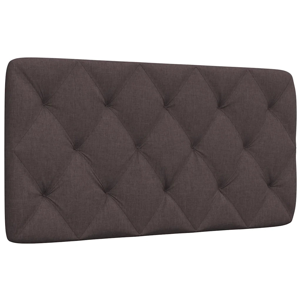Cuscino Testiera Marrone Scuro 100 cm in Tessuto 4019208