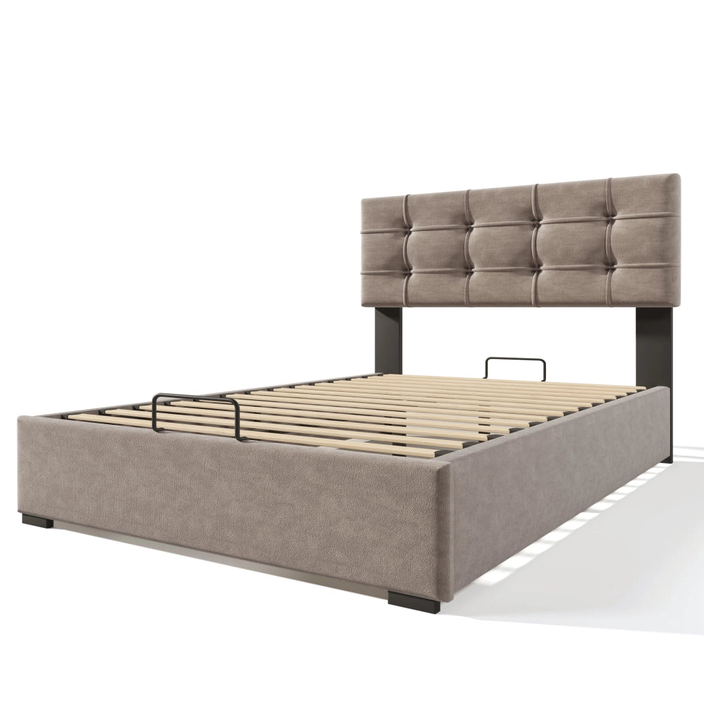 Letto contenitore 140x200 cm con materasso incluso