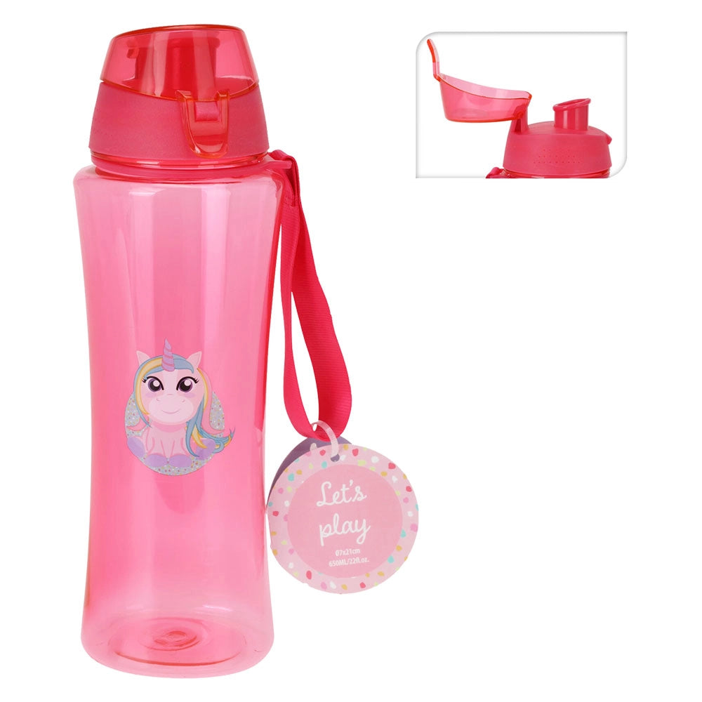 Borraccia Sport Bimbo Unicorno in Plastica Decoro