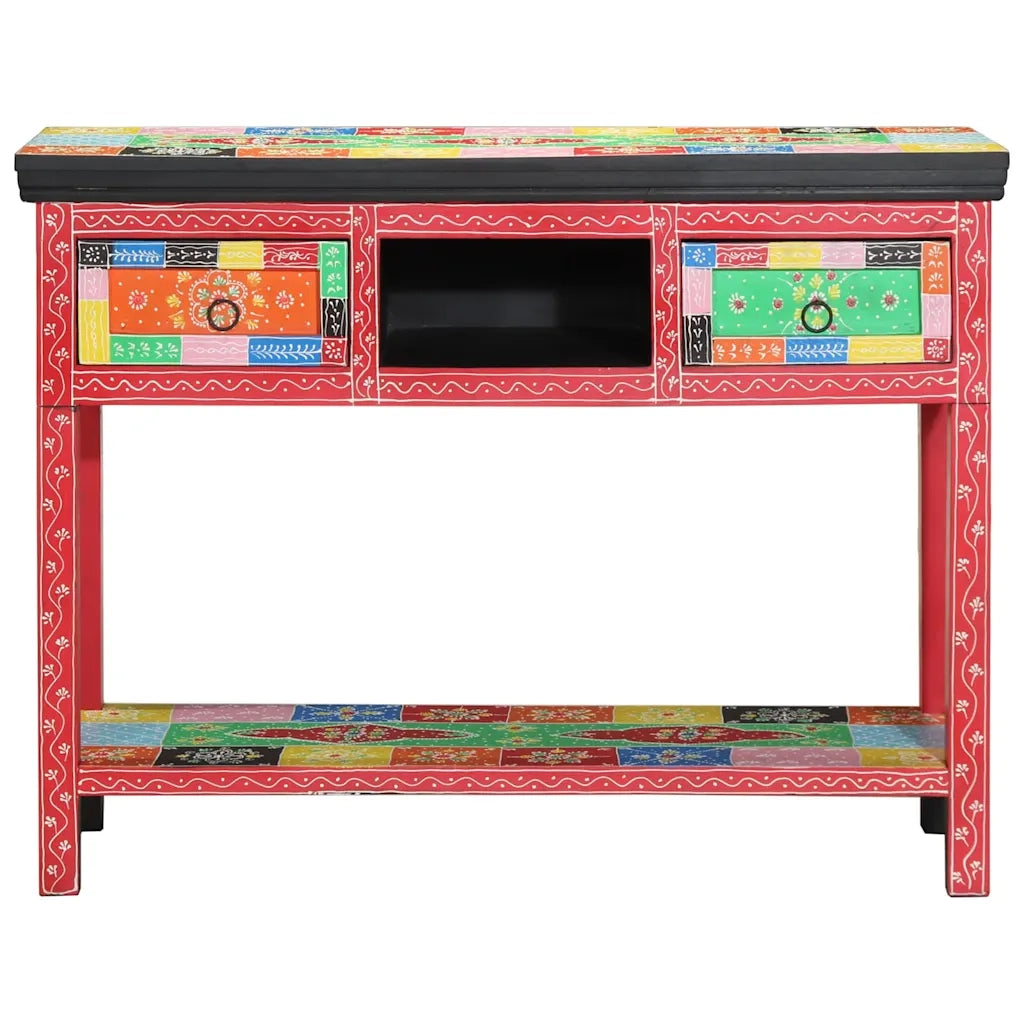 Tavolo consolle con cassetto Multicolore 100 x 30 x 77 cm 4017567