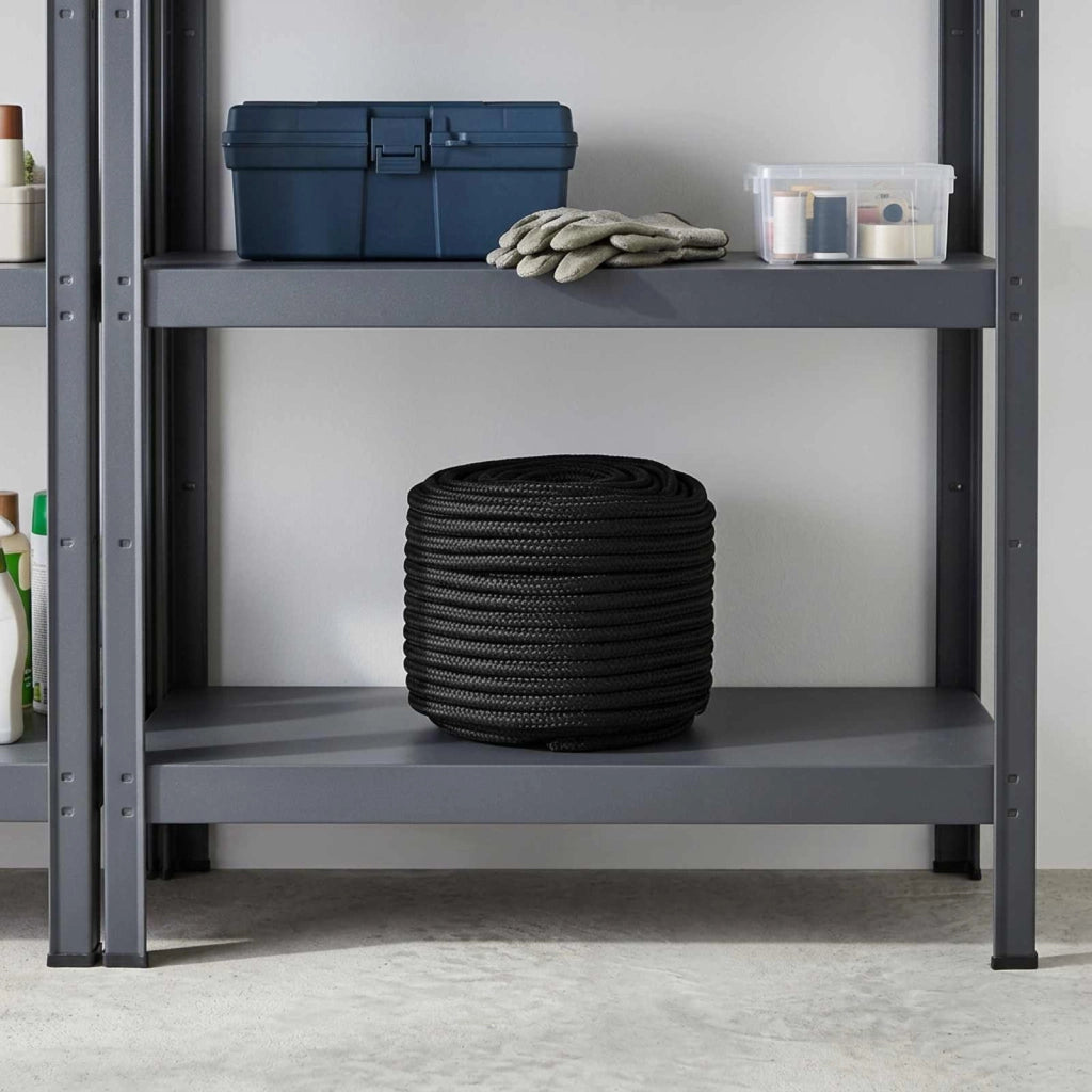 Corda multiuso 14 mm 25 m Nero Poliestere 3473409