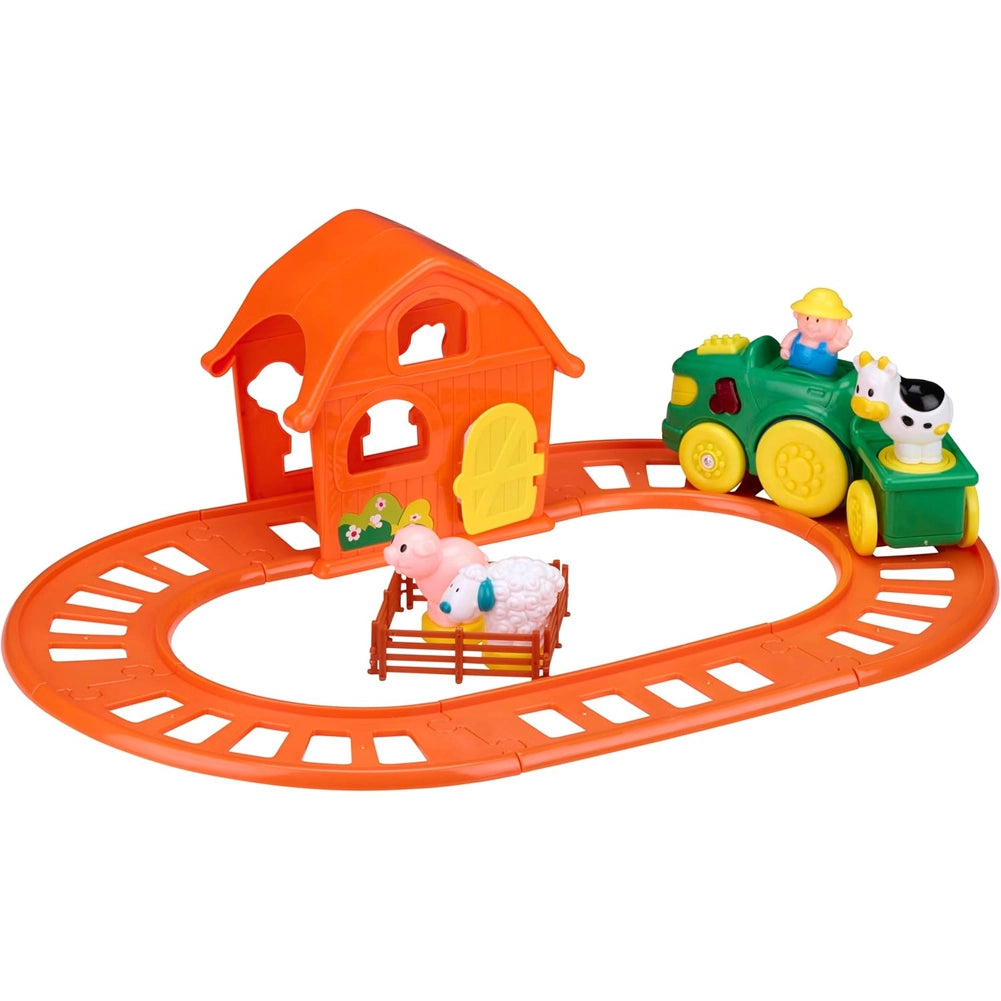 Fattoria Treno Gioco con Suono e Luce Giocattoli Figures Animali