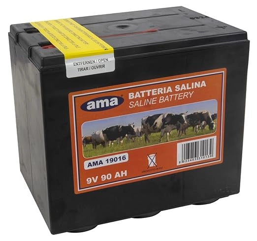 BATTERIA A SECCO PER ELETTRIFICATORI 9V - 90 Ah - durata 10000 ore