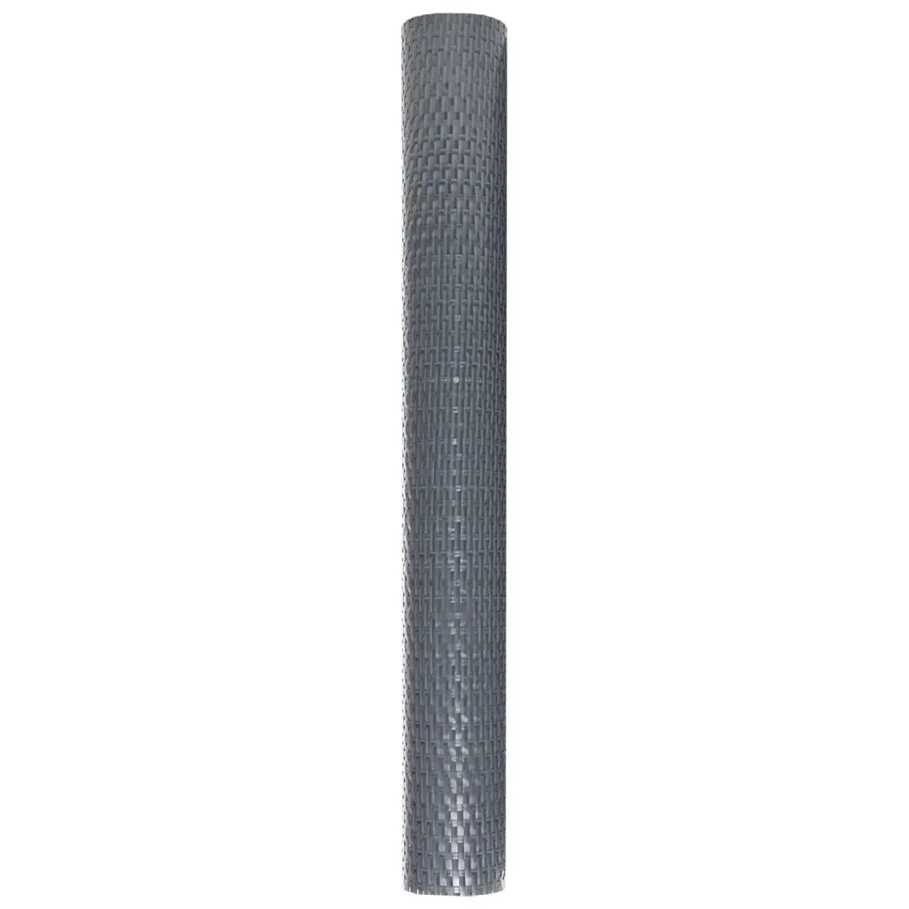 Paravento da Balcone Antracite 500x100 cm in Polyrattan 156243