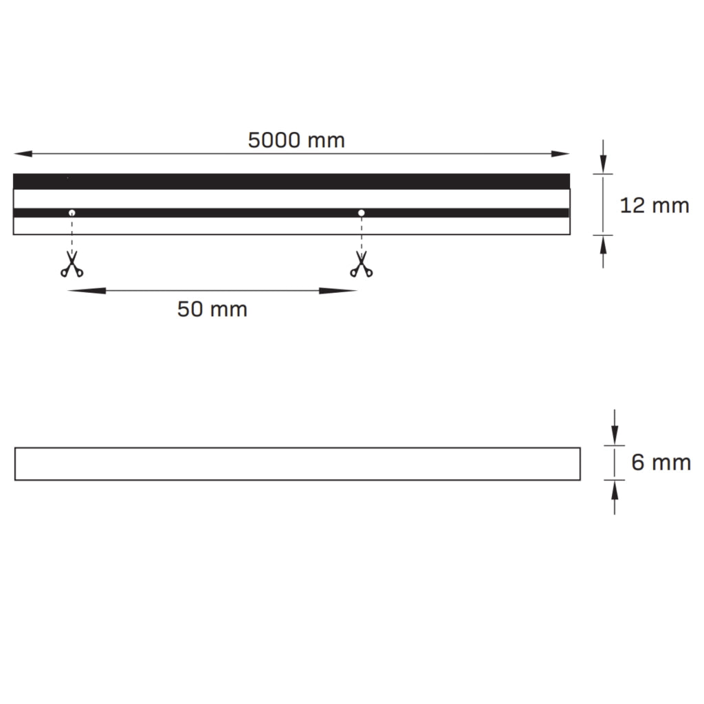 Striscia LED Neon 24V 5m rosa impermeabile IP65 Polux