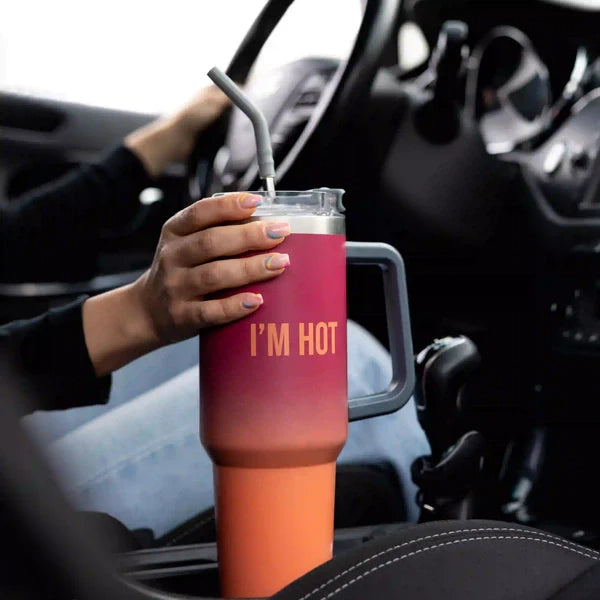 Thermos XXL con scritta "I'm hot"